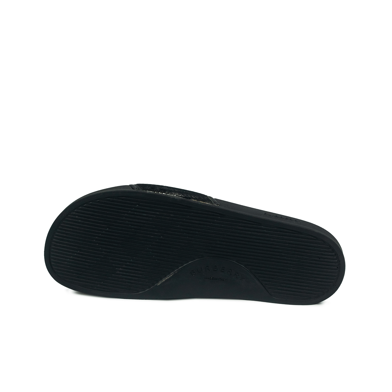 Burberry Check Cotton Mesh Slides