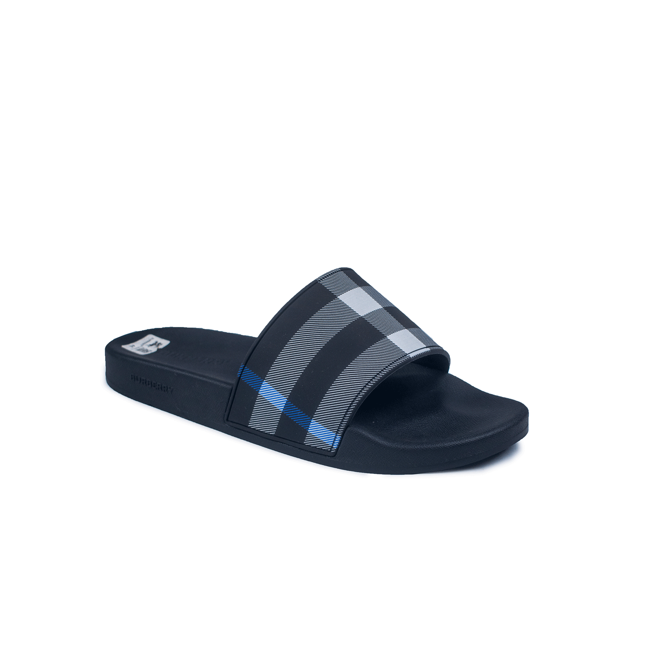 Burberry Furley Check Print Slides