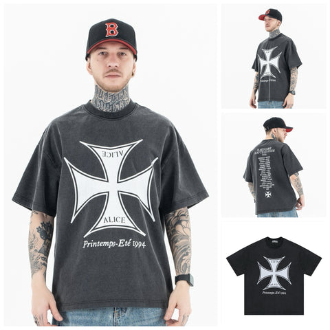 Acid Wash Graphic T.Shirt